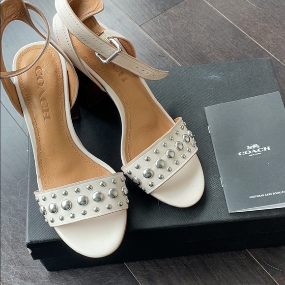 Coach Paige studded blocked heels - Picture 5 of 5